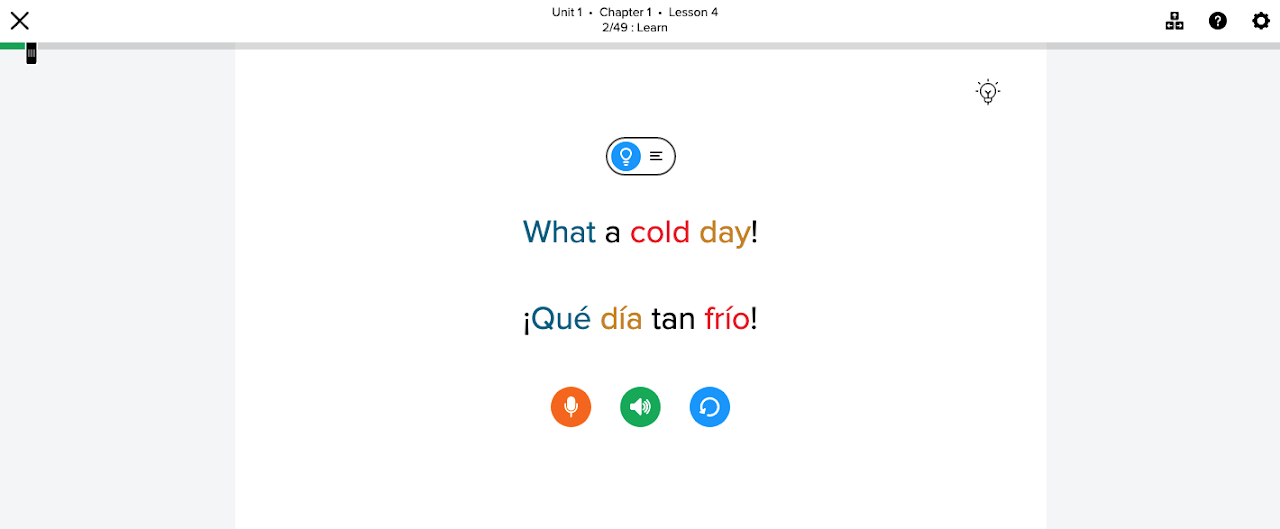 an example of a slide
