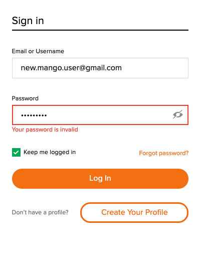 notelife invalid password