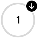 Lesson Icon with Black Download Symbol