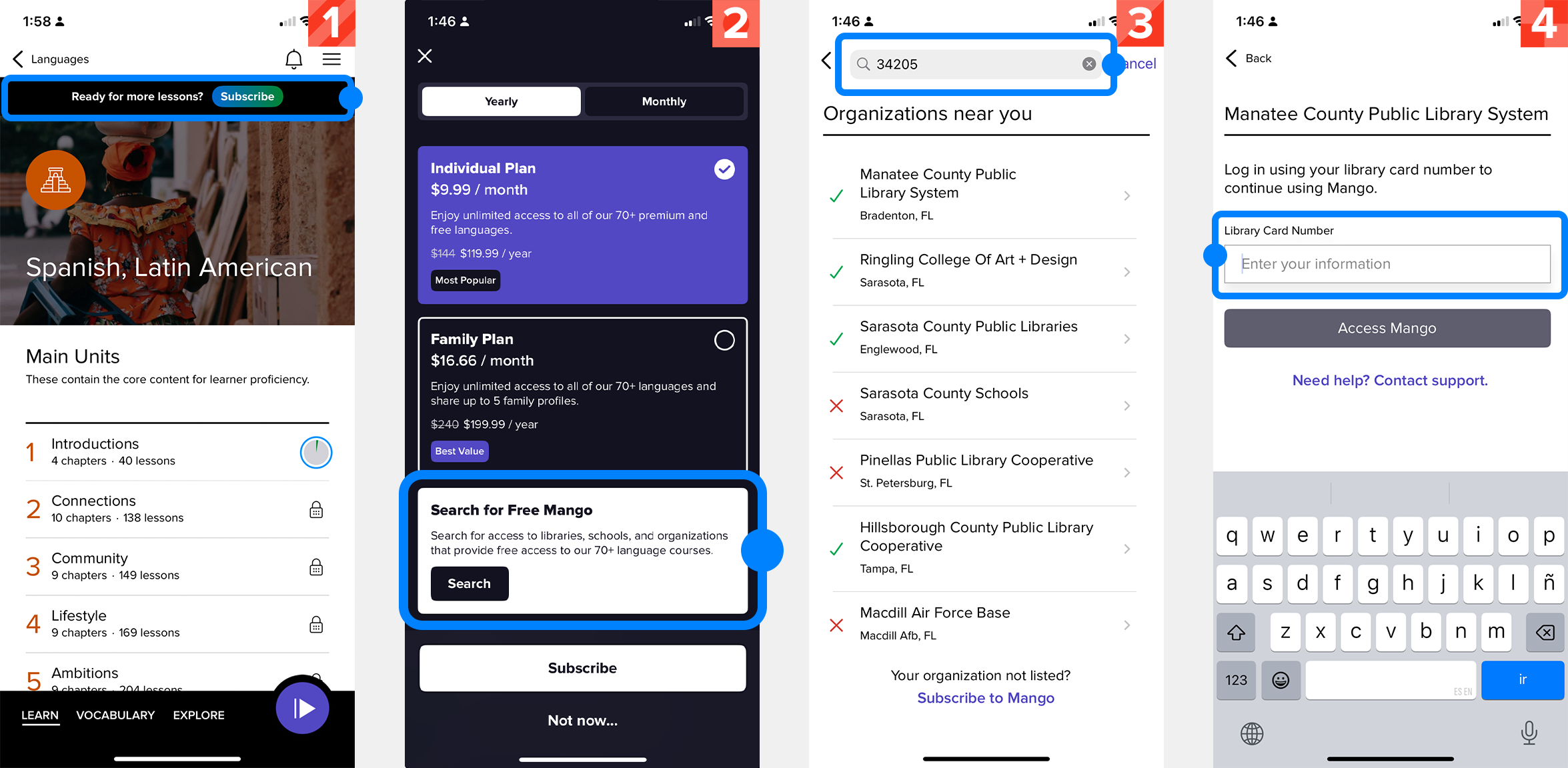 Link to Library – Mango Languages