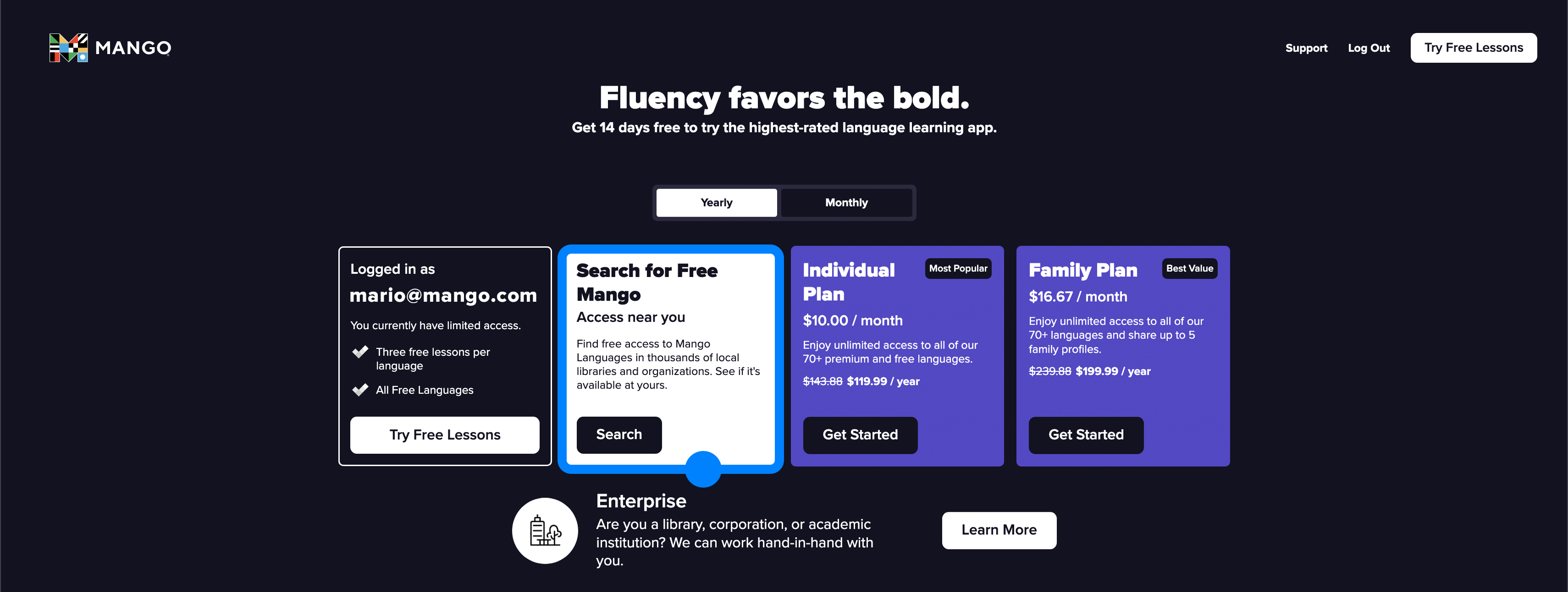 First screenshot that shows what is described in the first step